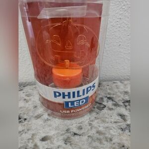 Philips LED USB Powered Color Changing Pumpkin Decoration - New & Sealed